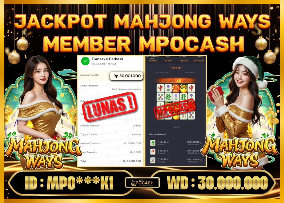 MPOCASH JACKPOT MAHJONG WAYS